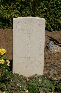 Tincourt New British Cemetery - Yu Chih Hai, 